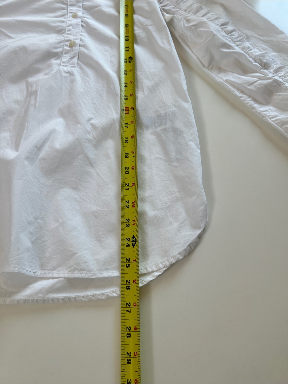 J. Crew White Ruffle-Trim Button Front Shirt - Picture 12 of 12
